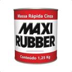 Massa Rápida Cinza Maxi Rubber 1,25kg Correção Automotiva