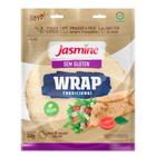 Massa Tortilha Wrap Jasmine Tradicional Sem Gluten Vegan 240g