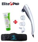 Massageador Elétrico Profissional Elite Pro + Creme FisioFort Slim