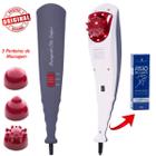 Massageador Elite Confort Elétrico Portátil Corporal + Pomada FisioPower