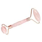 Massageador Facial Roller Quartzo Rosa Rosa