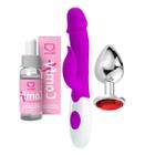 Massageador Kit Completo 3 Peças Vibra - Vibrado Feminino Mulheres E Homens