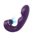 Massageador Purple de Ponto G e Clitóris com Pulsação