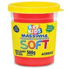 Massinha de Modelar 500g Soft 103 Vermelho Acrilex