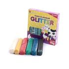 Massinha de Modelar 6 Cores 90g com Glitter - 55747 - atk brinquedos