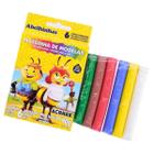 Massinha de Modelar 6 Cores Plastilina 90g Infantil Acrilex