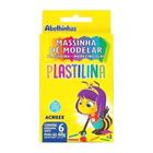 Massinha de Modelar Acrilex Plastilina 60g 6 Cores