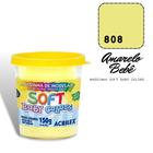Massinha de Modelar Acrilex Soft Baby 150g Amarelo Bebê
