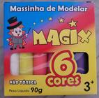Massinha De Modelar Magix 6 Cores/kit Com 2 Caixas