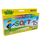 Massinha de Modelar Soft 15 Cores 07314 - Acrilex