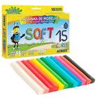 Massinha De Modelar Soft Acrilex 15 Cores Infantil Escolar