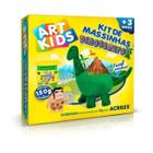 Massinha Dinossauro Kit Dinossauro Verde 150G Art Kids - Acrilex
