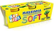 Massinha modelar soft c/3potes acrilex