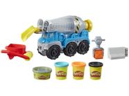 Massinha Play-Doh Caminhão de Cimento Hasbro - com Acessórios