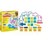 Massinha Play-Doh Conjunto Brincar e Aprender - 5 Potes