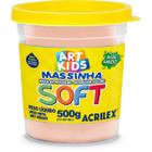 Massinha Soft Acrilex 500g - Amarelo Pele Não Tóxica