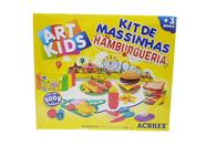 Massinhas Kit de Hamburgueria Acrilex Art Kids 500g Crianças