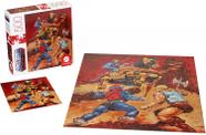 Masters of The Universe Mattel Jigsaw Puzzle com 500 peças intertravadas e mini-pôster com He-Man &amp Skeletor, Presente para Colecionadores &amp Crianças Idades 8 Anos De Idade &amp Up