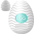 Mastubador Masculino Ovo Wavy Egg Texturizado Estimulo Flexível