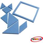 Material didatico eva tangran 7pcs evamax