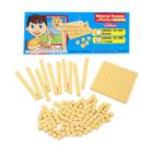 Material Dourado 111 peças plásticas Brinquedo Pedagógico Matemática Montessori - Carimbras - 4 anos