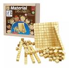 Material Dourado Educativo 74 Peças Didático Para Matemática