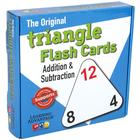 Math Flash Cards LEARNING ADVANTAGE: conjunto de 20 para adição e subtração de triângulos