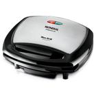 Max Grill Mondial G-07 2 em 1 Antiaderente 1000W - Preto/Inox