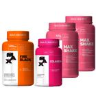 Max Shake 2 Potes + Colageno em cápsulas - Max Titanium