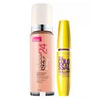 Maybelline Kit - Super Stay 24H Nude Light + The Colossal Volum' Express Maybelline