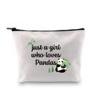 MBMSO Panda Makeup Bag apenas uma menina que ama Pandas Panda Amante Presentes Panda Presentes Panda para Meninas (Apenas uma menina que ama Pandas)