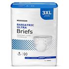 McKesson Bariatric Ultra Briefs, Incontinência, Absorção Pesada, 3XL, 8 Contagens, 4 Pacotes, 32 Total