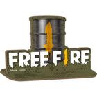 MDF Personagem P Barril Free Fire - Festcolor - 1Un