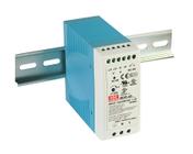 MDR-40 Fonte AC/DC 40W para Trilho DIN Ideal para Automação Industrial MeanWell