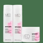 Med Fou You Shampoo + Condicionador + Máscara Nutri Drops