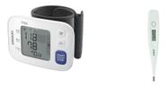 Medidor De Pressão Arterial De Pulso Omron + Termometro