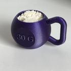 Medidor de suplemento whey academia