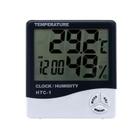 Medidor de umidade / temperatura digital / Relógio -- Termo higrômetro -- HTC-1 ''Sem extensor''
