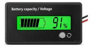 Medidor De Voltagem Lcd 12v-84v, Indicador De Capacidade