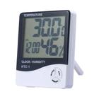 Medidor Digital de Umidade e Temperatura LCD - Interno/Externo com Relógio