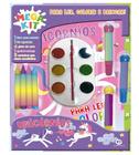 Mega kit ler, colorir e brincar - unicórnios 04866 - ciranda cultural