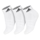 Meia Adidas Cano Curto Cushioned Ankle Branca - Pack com 3 unidades - 35 ao 37