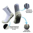 Meia Antiderrapante Futebol Esportivo Profissional Meião Tipo Trusox Pro Soccer Prosocks Cano Médio