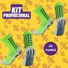 Meia Antiderrapante Kit 2 Pares Futebol Esportivo Profissional Meião Trusox Pro Soccer Prosocks