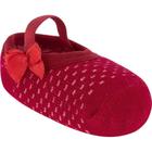 Meia bebê feminino poa/vermelho pimpolho (16 a 20)