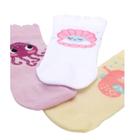 Meia Bebê Meninas Lupo Kit com 3 Pares - 0200