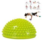 Meia Bola de Equilibrio 16 Cm Texturizada Verde Liveup Liveup Sports