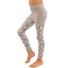 Calça Legging Ribana Fio Algodão Orgânico com Elastano Preta