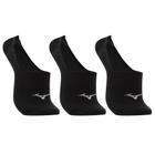 Meia Cano Invisível Mizuno Basic - Pacote Com 3 Pares