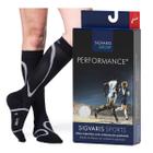 Meia Compressiva para Esportes Sigvaris Performance 20-30mmHg - Preta